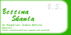 bettina skamla business card